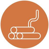 Industry Pipe Icon Style vector