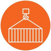 Container Icon Style vector