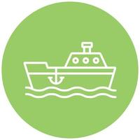Commercial Fishing Icon Style vector