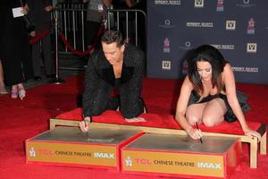 LOS ANGELES, SEP 8 -  Jeremy Scott, Katy Perry at the Jeremy Scott and Katy Perry Handprints in Cement Ceremony at the TCL Chinese Theater on September 8, 2015 in Los Angeles, CA photo