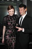 LOS ANGELES, APR 3 -  Karen Gillan, Matt Smith at the Oculus Los Angeles Screening at the TCL Chinese 6 Theaters on April 3, 2014 in Los Angeles, CA photo