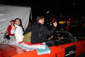 LOS ANGELES, DEC 1 -  Sean Kanan, Lisa LoCicero, William deVry at the 2013 Hollywood Christmas Parade at Hollywood  and Highland on December 1, 2013 in Los Angeles, CA photo