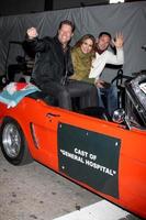 LOS ANGELES, DEC 1 -  Sean Kanan, Lisa LoCicero, William deVry at the 2013 Hollywood Christmas Parade at Hollywood  and Highland on December 1, 2013 in Los Angeles, CA photo