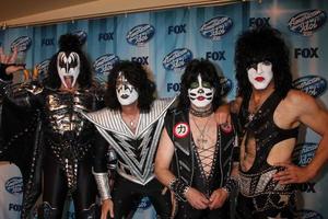 LOS ANGELES, MAY 21 -  KISS at the American Idol Season 13 Finale at Nokia Theater at LA Live on May 21, 2014 in Los Angeles, CA photo