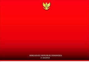 Indonesia's independence background can be edited and has a space that can be filled in vector