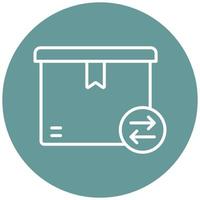 Package Sorting Icon Style vector