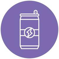 Energy Drink Icon Style vector