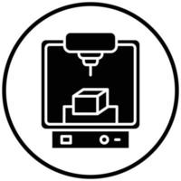 Engineering Printer Icon Style vector