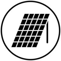 Solar Panel Icon Style vector