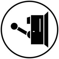 Disconnect Switch Icon Style vector