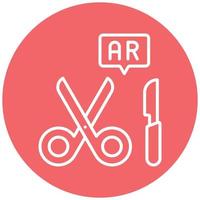 Ar Surgery Icon Style vector