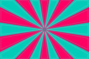 Sunburst Pattern Background. Ray radial star with back stitch style. Vector Illustration