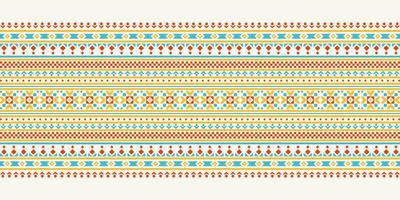Geometric ethnic oriental pattern background. Design for texture, wrapping, clothing, batik, fabric, wallpaper and background. Pattern embroidery design. vector