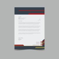 Modern Letterhead Pad Template Design vector