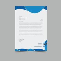 Modern Letterhead Pad Template Design vector