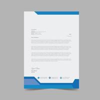 Modern Letterhead Pad Template Design vector