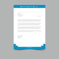 Modern Letterhead Pad Template Design vector