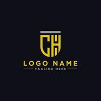 logo design inspiration for companies from the initial letters of the CH logo icon. -Vector vector