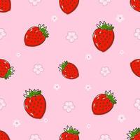 strawberry illustration cartoon vector