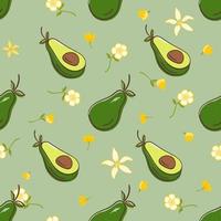 avocado illustration cartoon vector