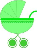 Baby carriage icon vector