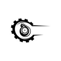 logo turbo designs simple and elegant. automotive logo design vector