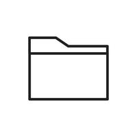 illustration of file line icon, document, file, organize file, uniface. very suitable for websites, applications, apps. vector