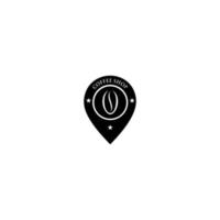 Coffee shop logo icon template design. vector illustration, emblem design on white background