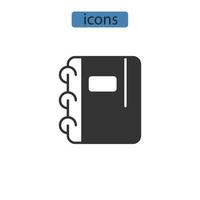 copy book icons  symbol vector elements for infographic web