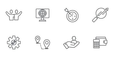 affiliate marketing icons set .  affiliate marketing pack symbol vector elements for infographic web