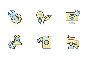 IT expert icons set .  IT expert pack symbol vector elements for infographic web