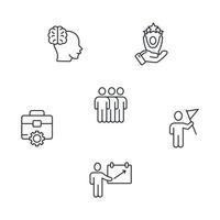 learn and lead icons set . learn and lead pack symbol vector elements for infographic web