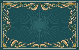 elegante fondo de estilo art nouveau vector