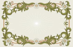 Art Nouveau Floral Background vector