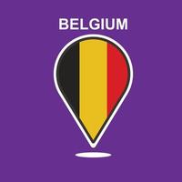 belgium flag illustration, nationality, independence, map travel, holiday. vector