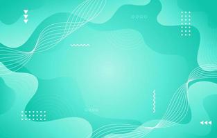 Mint Green Shape Background vector