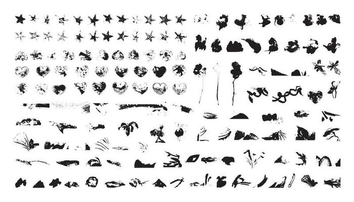 Set of Ink Blots