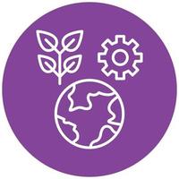 Ecosystem Planning Icon Style vector