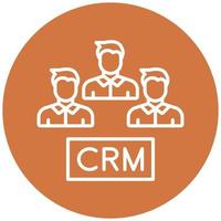 Crm Methodologies Icon Style vector
