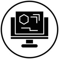 Cad Engineering Icon Style vector