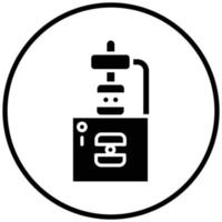 Pressure Machine Icon Style vector