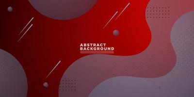 Modern dynamic red gray textured background design in 3D style with dark color. EPS10 Vector