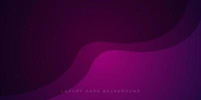 Simple abstract dark purple geometric background. Liquid color background design. wavy shapes composition. Eps10 vector