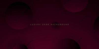 Abstract dark red gradient illustration background with 3d look and simple pattern. cool design and luxury.Eps10 vector