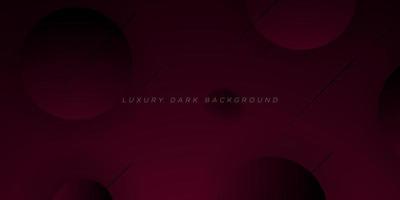 Abstract dark red gradient illustration background with 3d look and simple pattern. cool design and luxury.Eps10 vector