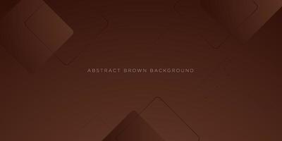 Modern dynamic brown textured background design in 3D style with dark color. EPS10 Vector