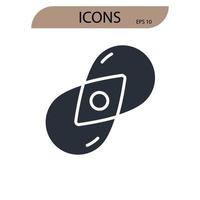 logo icons symbol vector elements for infographic web