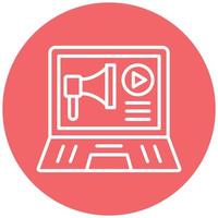 Digital Pr Icon Style vector