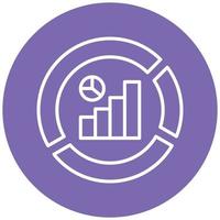 Data Segmentation Icon Style vector