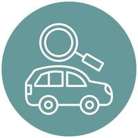 Car Finder Icon Style vector